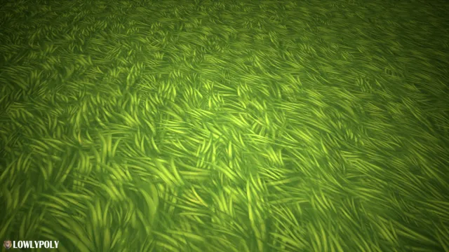 Hand Painted Grass Texture