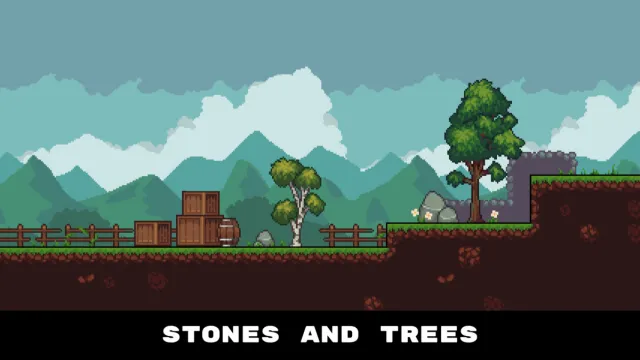 2D Pixel Art Platformer | Biome - Plains
