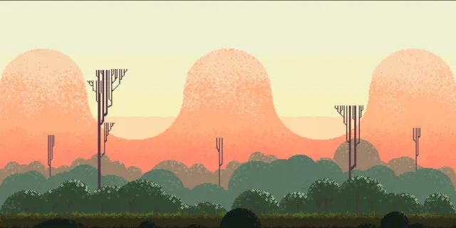 Free Pixel Art Hill
