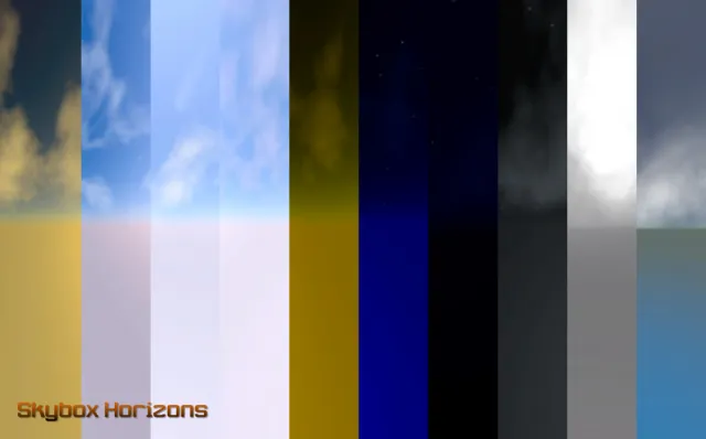 10 Skyboxes Pack : Day - Night