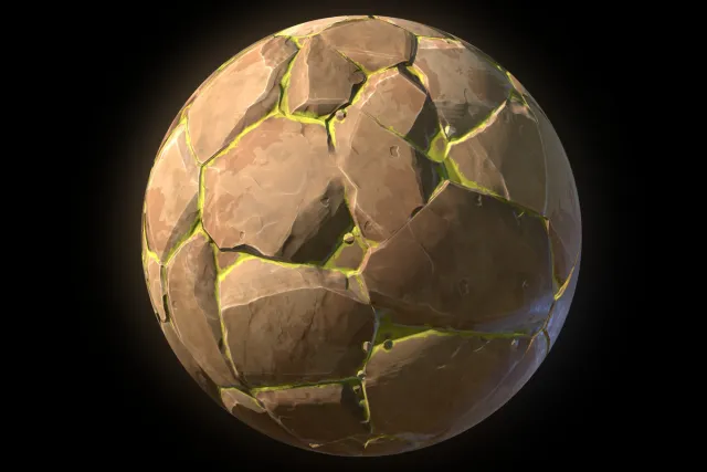 Stylized Rock & Stone Material Pack
