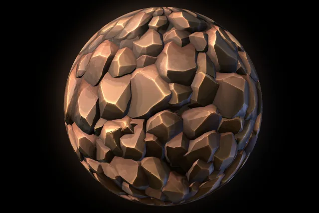 Stylized Rock & Stone Material Pack