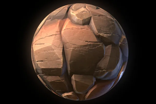 Stylized Rock & Stone Material Pack