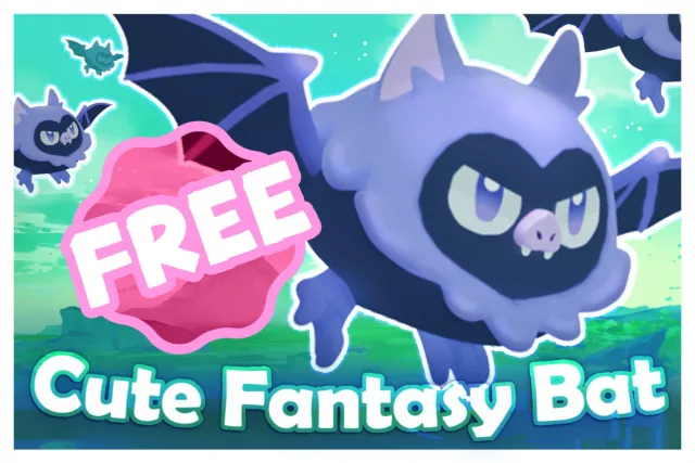 Cute Fantasy Monster - Bat FREE