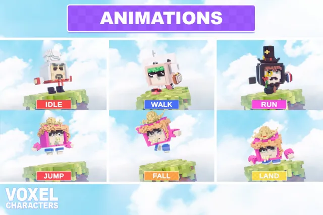 Voxel Character Pack