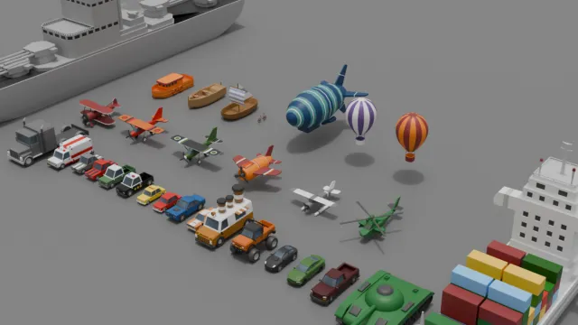 Free Stylized Vehicle