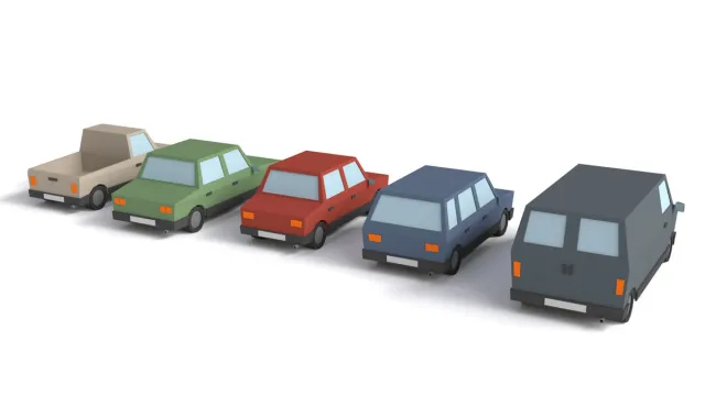 Low Poly City Cars Pack