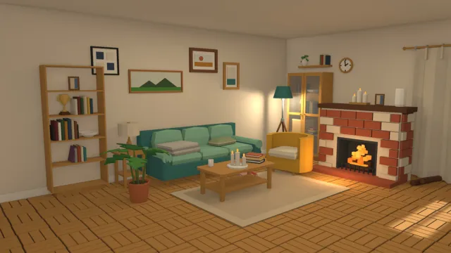 DOLLHOUSE - FREE - Modular Low Poly Interiors: Furniture & Room Kit