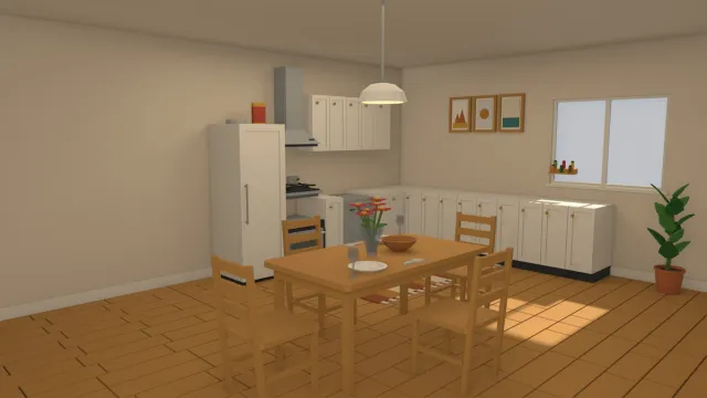 DOLLHOUSE - FREE - Modular Low Poly Interiors: Furniture & Room Kit