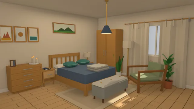 DOLLHOUSE - FREE - Modular Low Poly Interiors: Furniture & Room Kit