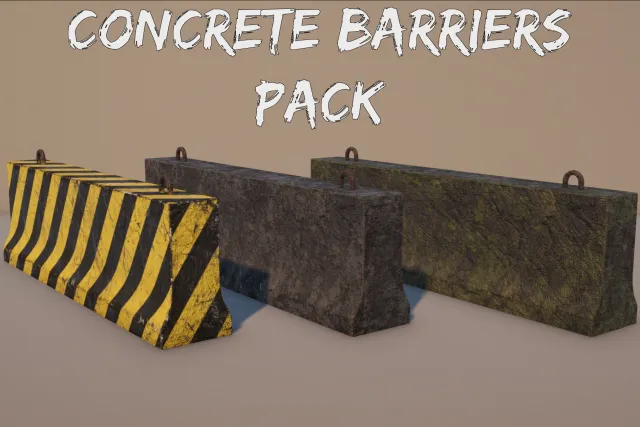 Concrete Barriers Pack