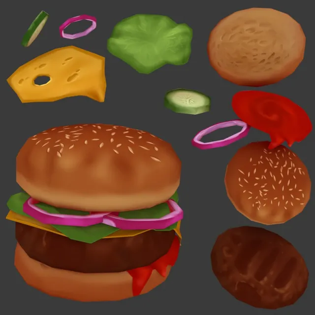 3D Food Asset Pack