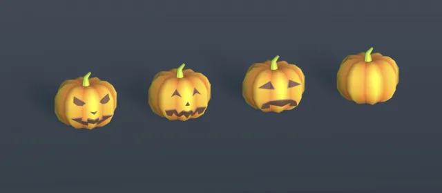 FREE Halloween Pumpkins 3D Models