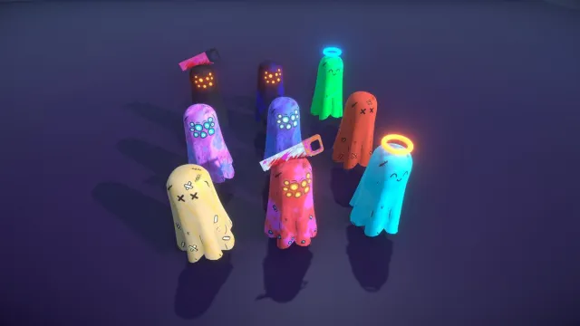 Cute Monster Ghost's FREE