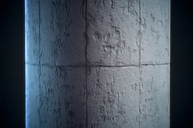 Concrete Wall (Eroded) Texture & Material Vol. 11