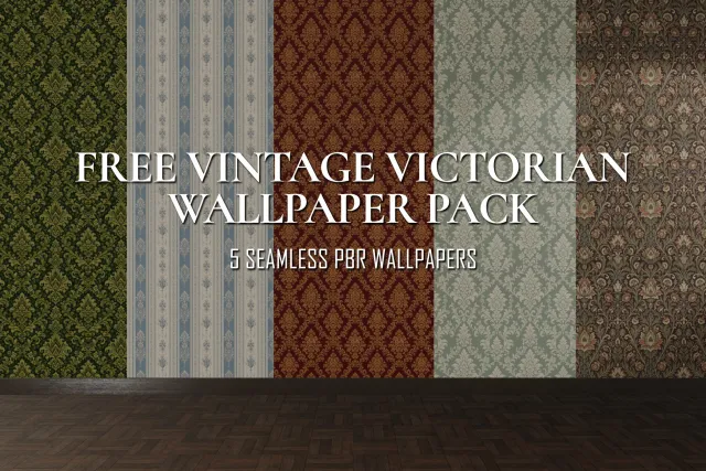 Free Vintage Victorian Wallpaper Pack