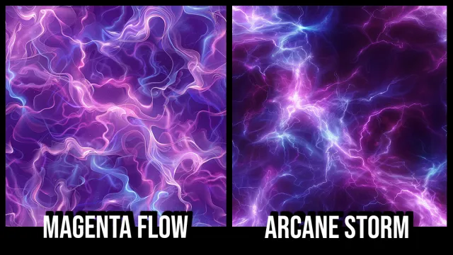Magic Energy Seamless Textures – Free Pack (10 Textures, PBR + Emission)