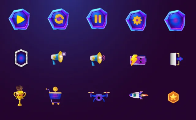 AIRIDev Sci-Fi UI Icon Pack