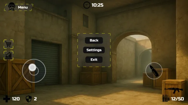 2D Gui Shooter + Icons