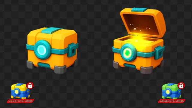 Modern 2D Animated Chests – FREE Demo