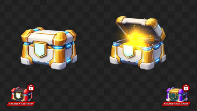 Modern 2D Animated Chests – FREE Demo
