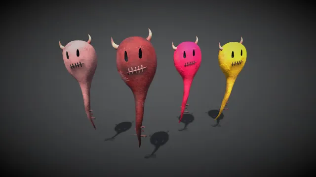 Balloon Ghost(with Breakable parts)