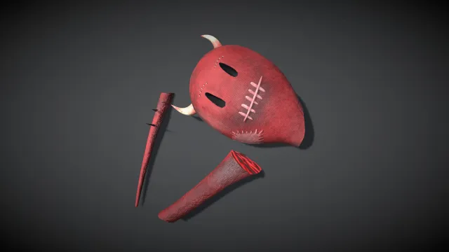Balloon Ghost(with Breakable parts)