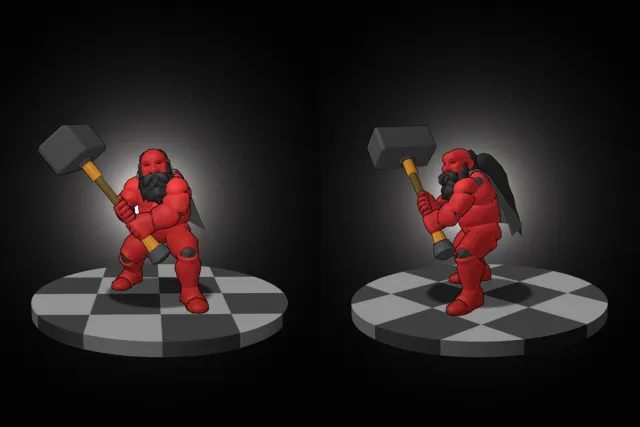Dwarf Melee Animations FREE
