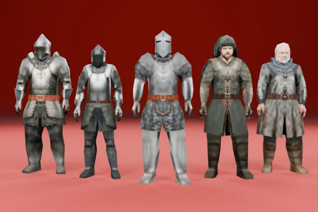 Low Poly Medieval Europe Starter Pack