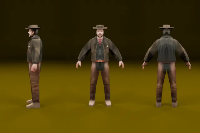 Low Poly Western Starter Pack