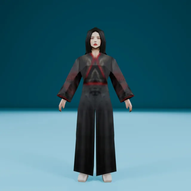 Low Poly Samurai Starter Pack