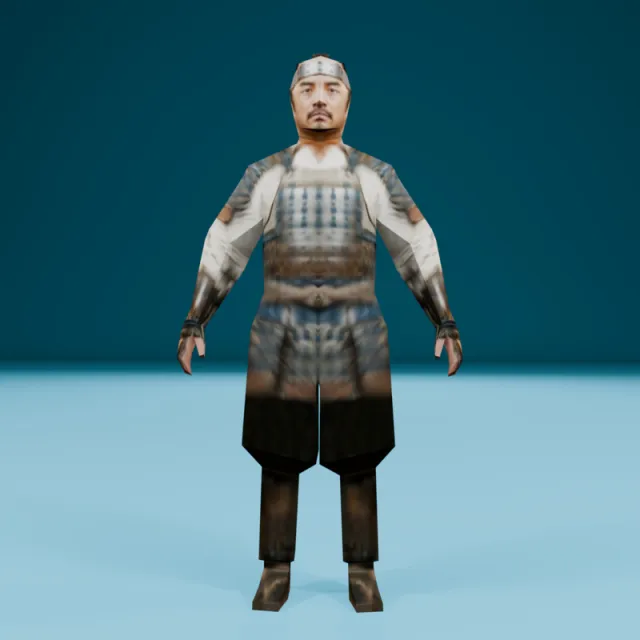 Low Poly Samurai Starter Pack