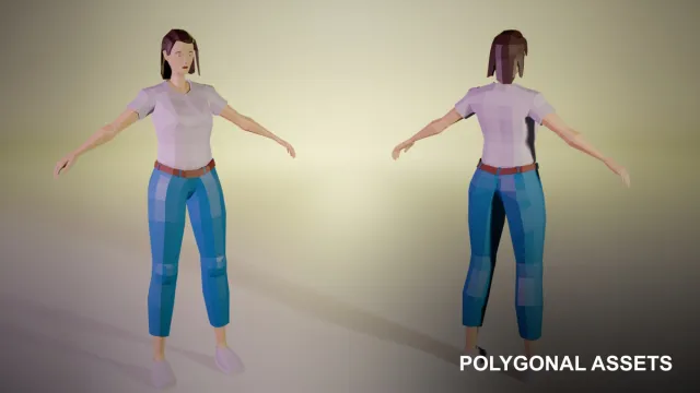 Low poly Characters lite