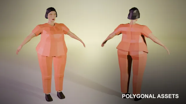 Low poly Characters lite