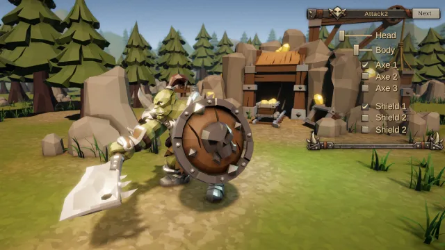 Low Poly Orc Warrior