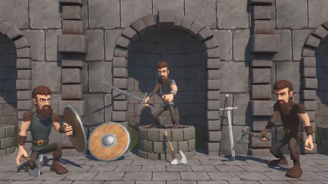 dReal Warrior Fantasy Character