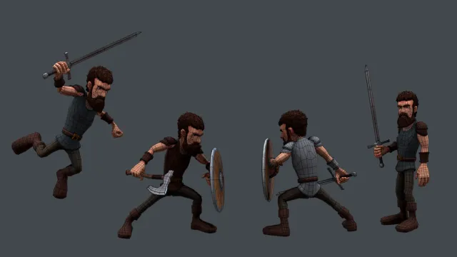 dReal Warrior Fantasy Character
