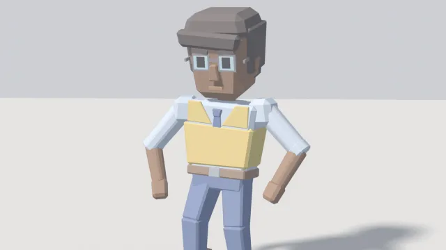 Free Office Characters Pack Lite - Low-Poly Rigged Office Cast