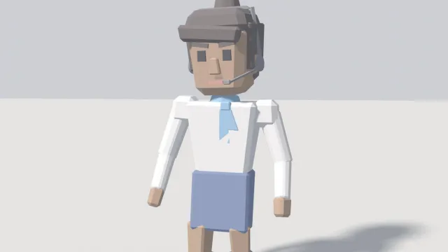 Free Office Characters Pack Lite - Low-Poly Rigged Office Cast
