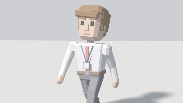 Free Office Characters Pack Lite - Low-Poly Rigged Office Cast