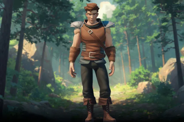 Stylized Medieval Ranger Outfit