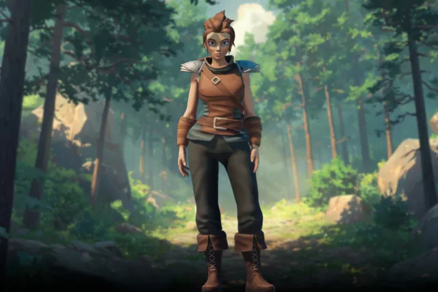 Stylized Medieval Ranger Outfit