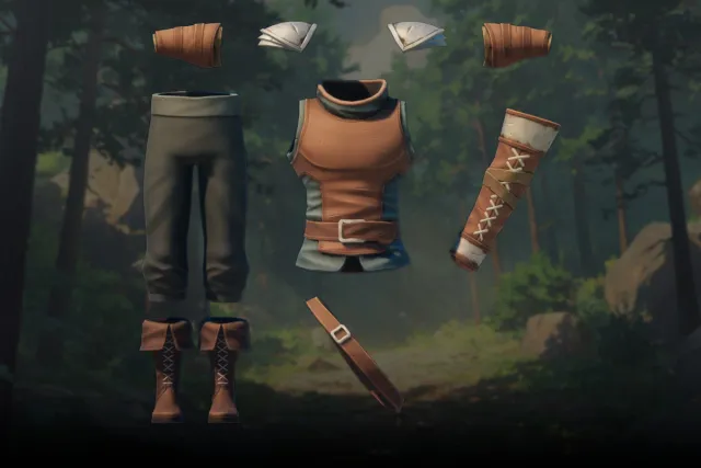Stylized Medieval Ranger Outfit