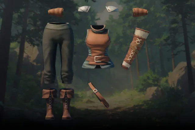 Stylized Medieval Ranger Outfit