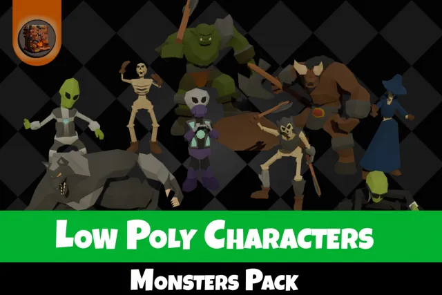 Low Poly Monster Character Pack