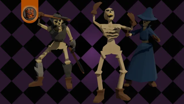 Low Poly Monster Character Pack