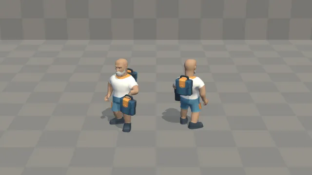Low Poly Sci-Fi Soldiers M Demo