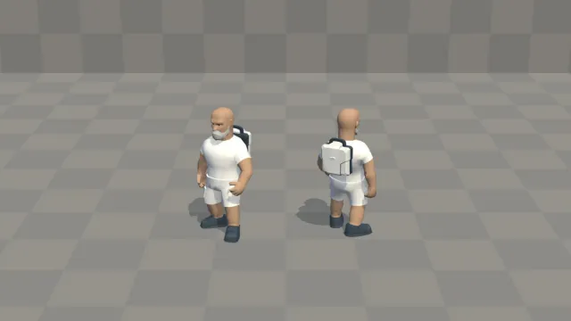 Low Poly Sci-Fi Soldiers M Demo