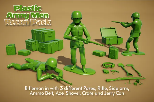 Plastic Army Men Recon Pack