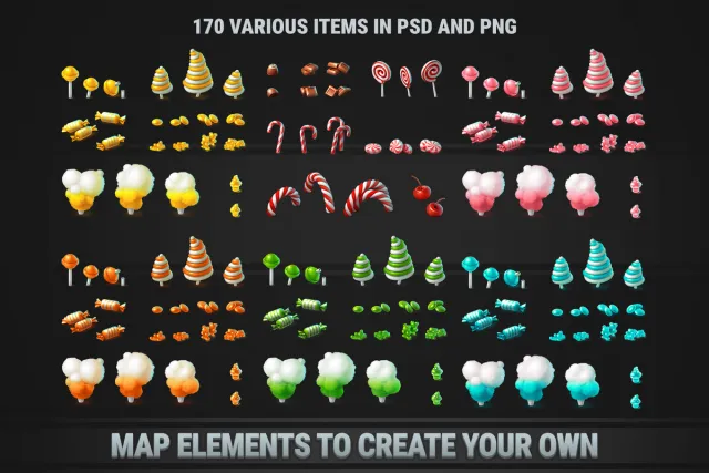 MK Puzzle Level Map Pack • 4 Themes Bundle v5.0.0